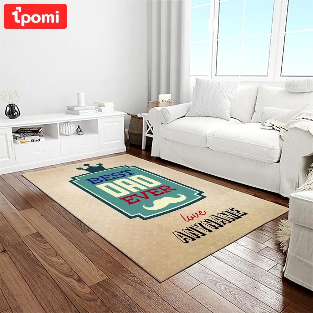 A letter to father, thanks gift to the best dad ever quote area rug meaningful gift for father’s day 12 Rectangle Rug