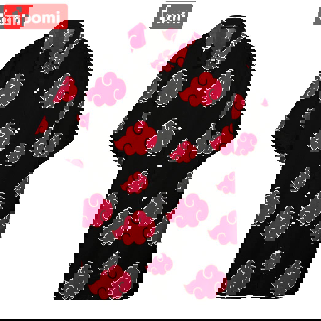 Akatsuki custom hawaiian shirts for men and women Hawaii Shirt Shorts & Flip Flops