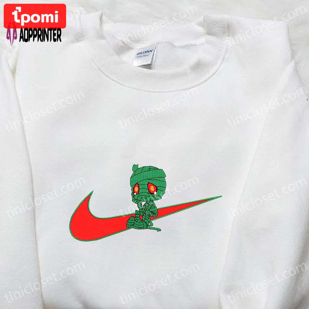 Amumu x nike swoosh game embroidered shirt – league of legends inspired nike shirt Embroidered Shirt
