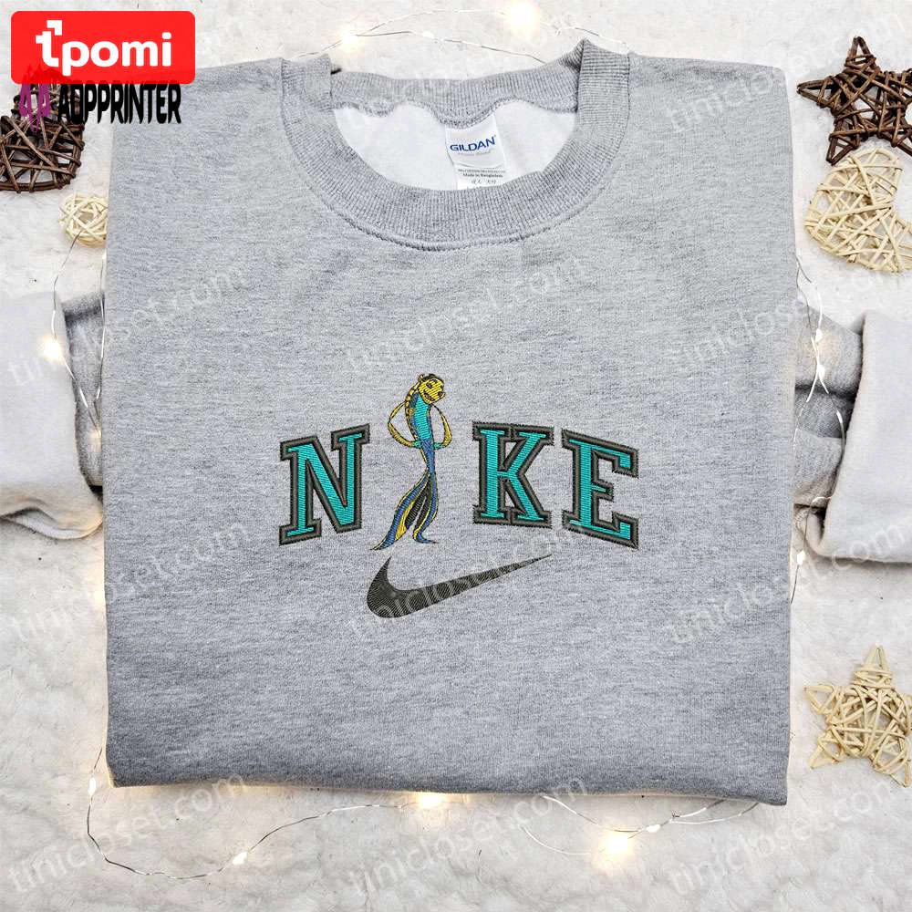 Angie x nike cartoon embroidered hoodie disney characters sweatshirt custom design Embroidered Shirt