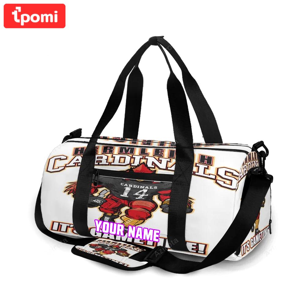 Arizona cardinals mascot its gametime personalized name travel bag gym bag 1143 Travel Bag