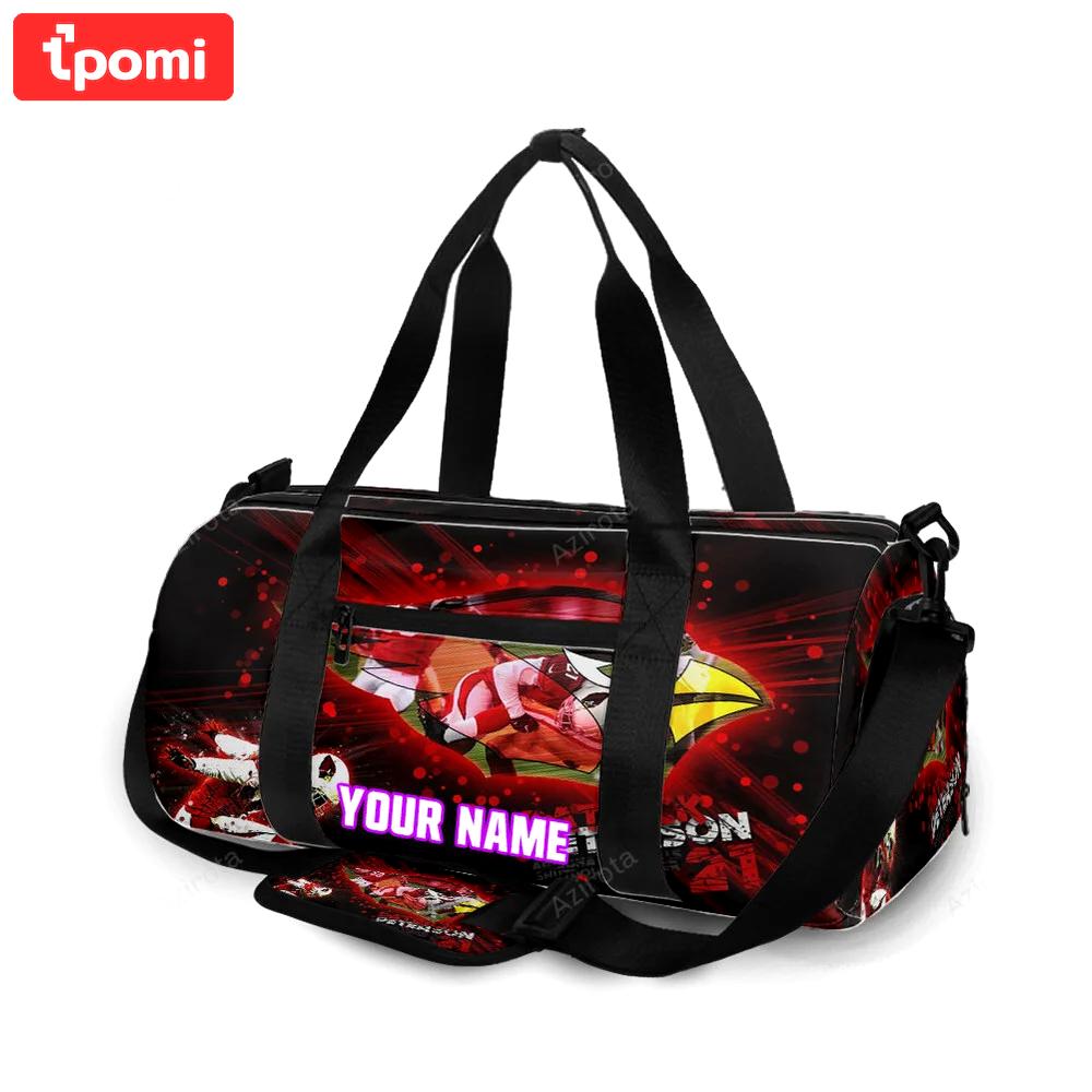 Arizona cardinals players personalized name travel bag gym bag 343 Travel Bag
