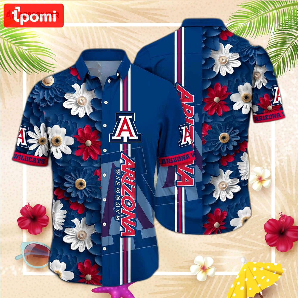 Arizona wildcats ncaa3 flower hawaii shirt, best gift for men women Hawaii Shirt