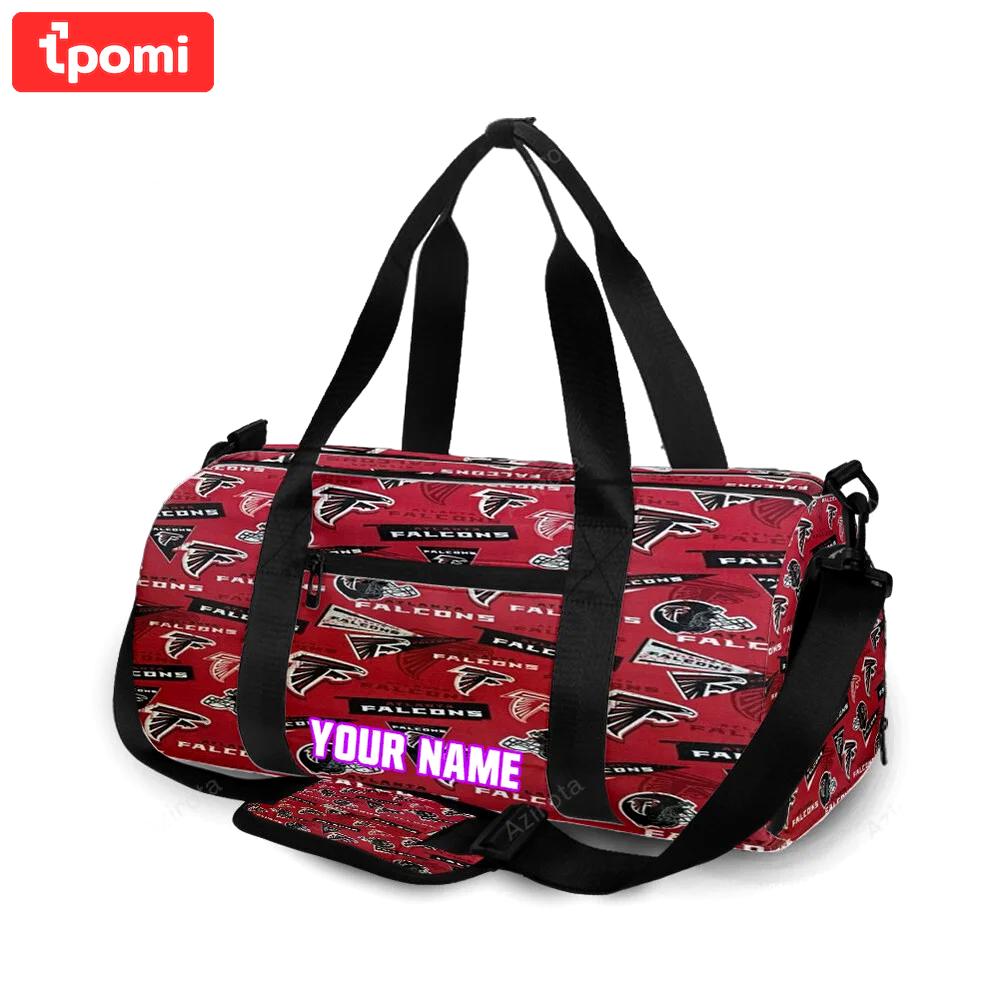Atlanta falcons logo8 personalized name travel bag gym bag 1270 Travel Bag