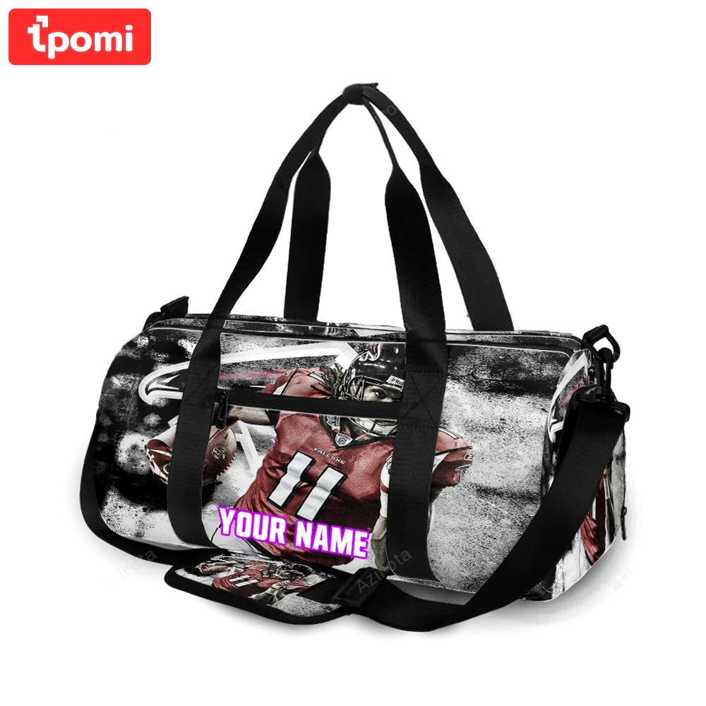 Atlanta falcons player 11 personalized name travel bag gym bag 2089 Travel Bag