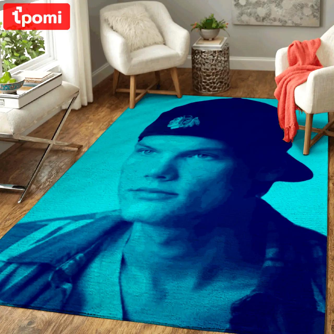 Avicii vintage music vintage art for fans area rug living room carpet rug regtangle carpet floor decor home decor Rectangle Rug