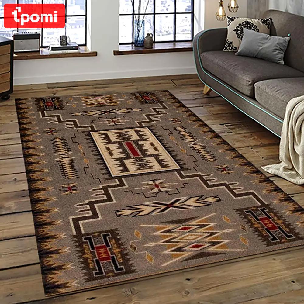 Aztec southwestern geometric shape pattern carpet area rug best gift for home decor event gift asg59 Rectangle Rug