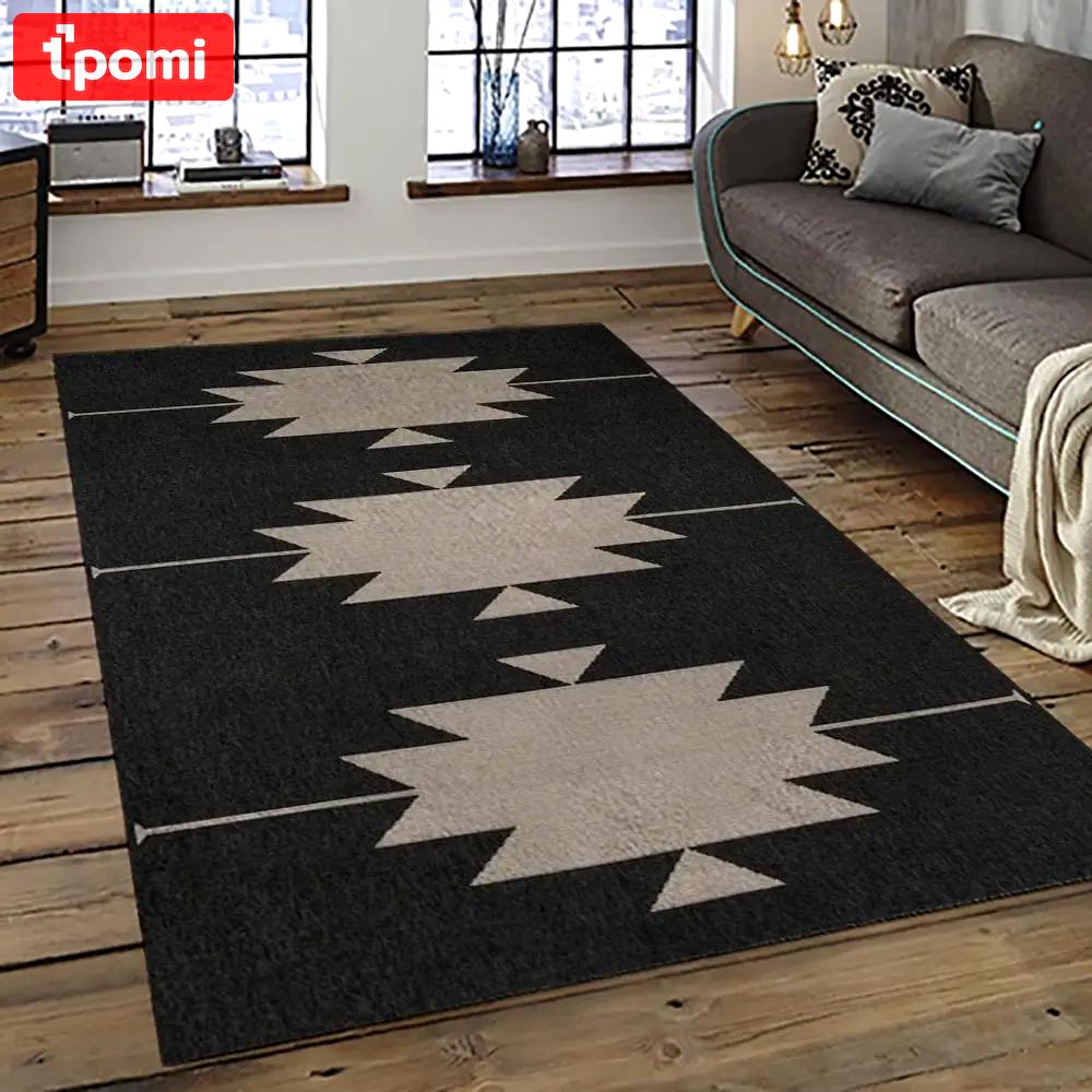 Aztec southwestern geometric shape pattern carpet area rug best gift for home decor event gift asg95 Rectangle Rug