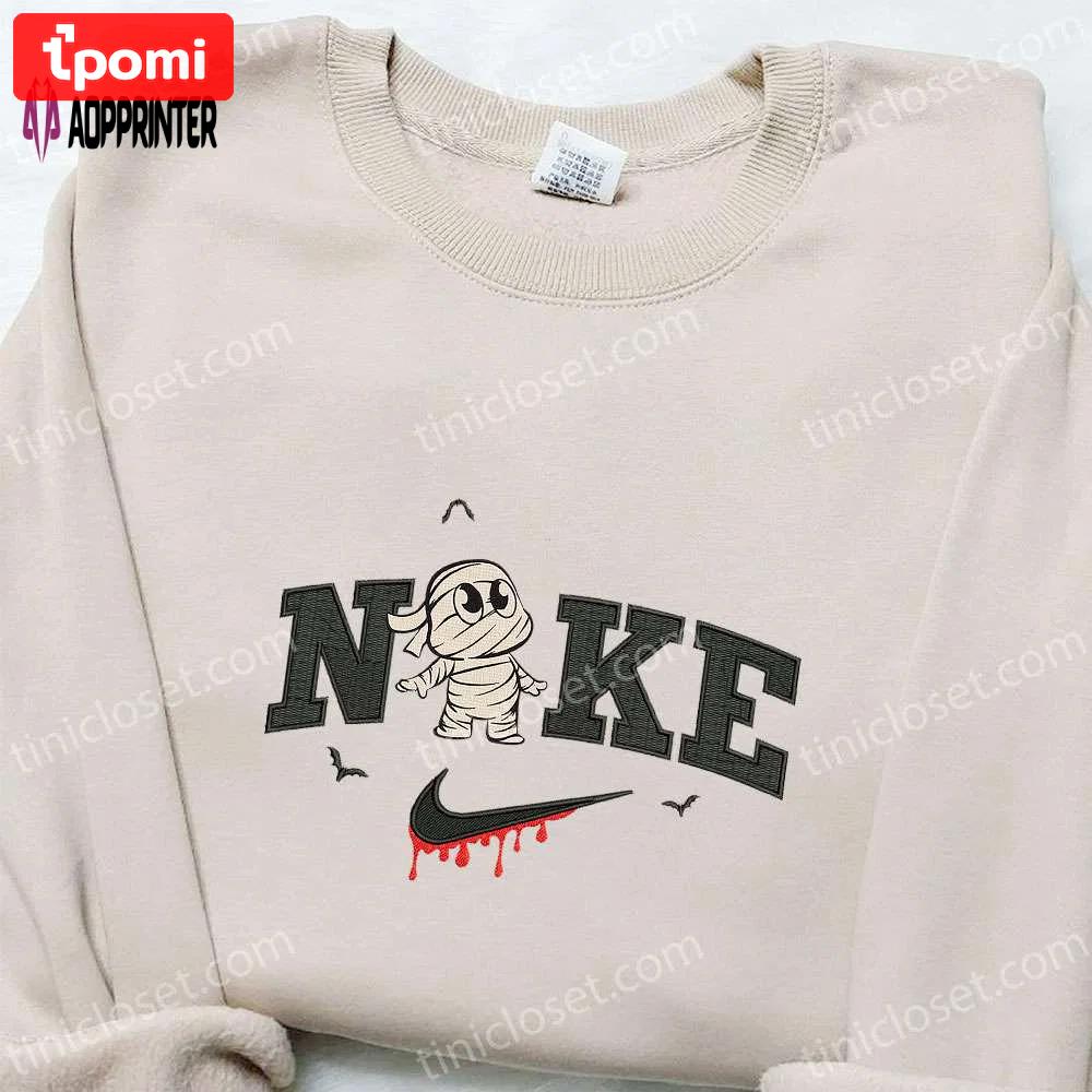Baby mummy x nike embroidered sweatshirt: halloween gift ideas Embroidered Shirt