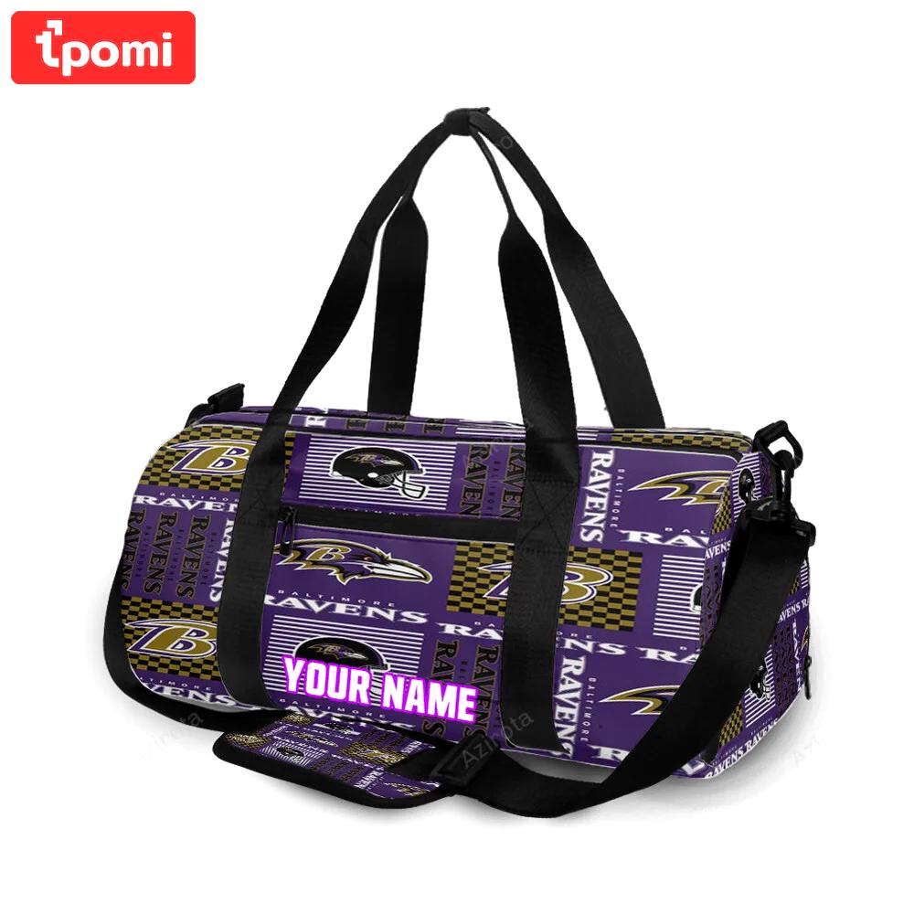 Baltimore ravens logo15 personalized name travel bag gym bag 1689 Travel Bag