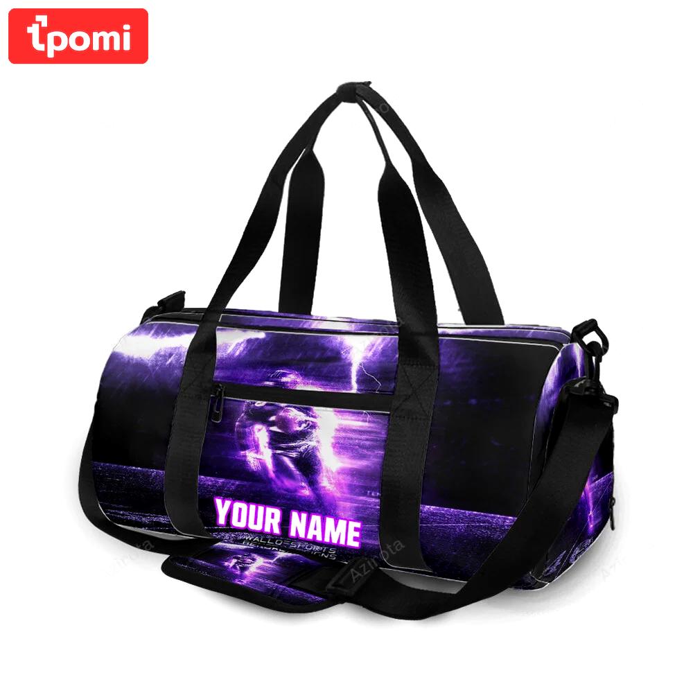 Baltimore ravens player running personalized name travel bag gym bag 1946 Travel Bag