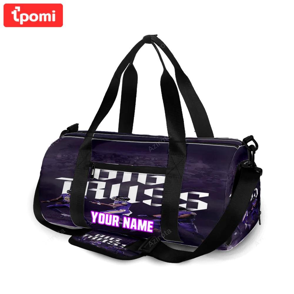 Baltimore ravens team14 big truss personalized name travel bag gym bag 290 Travel Bag