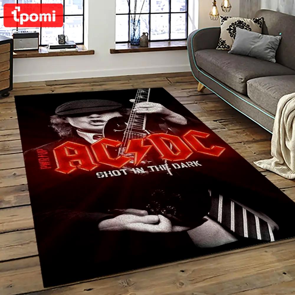 Band ac/dc music carpet rectangle area rug for living room bedroom decor acdc56 Rectangle Rug
