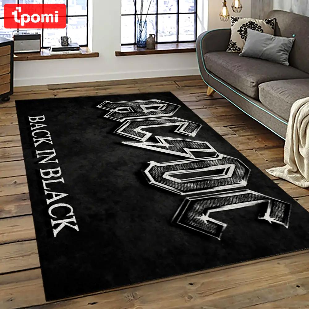 Band ac/dc music carpet rectangle area rug for living room bedroom decor acdc9 Rectangle Rug