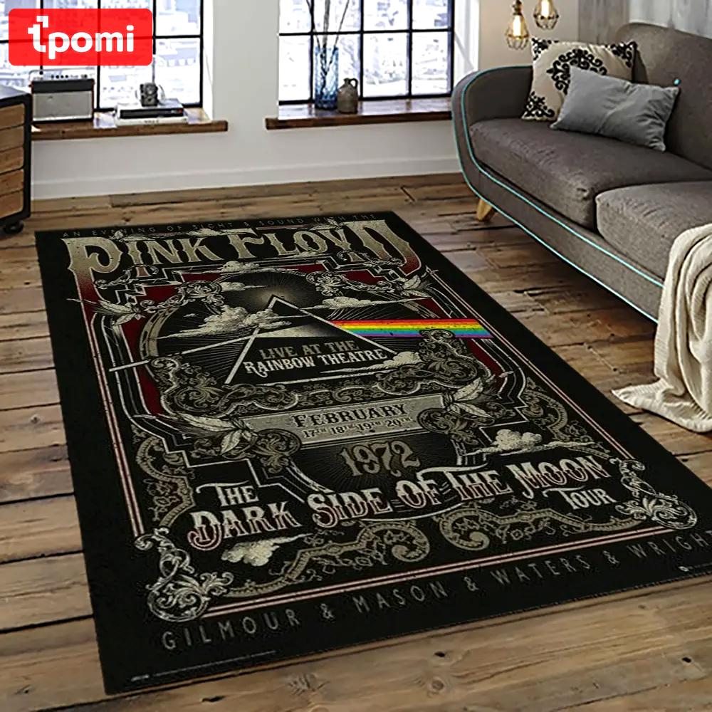 Band pink floyd music carpet rectangle area rug for living room bedroom decor pfo50 Rectangle Rug