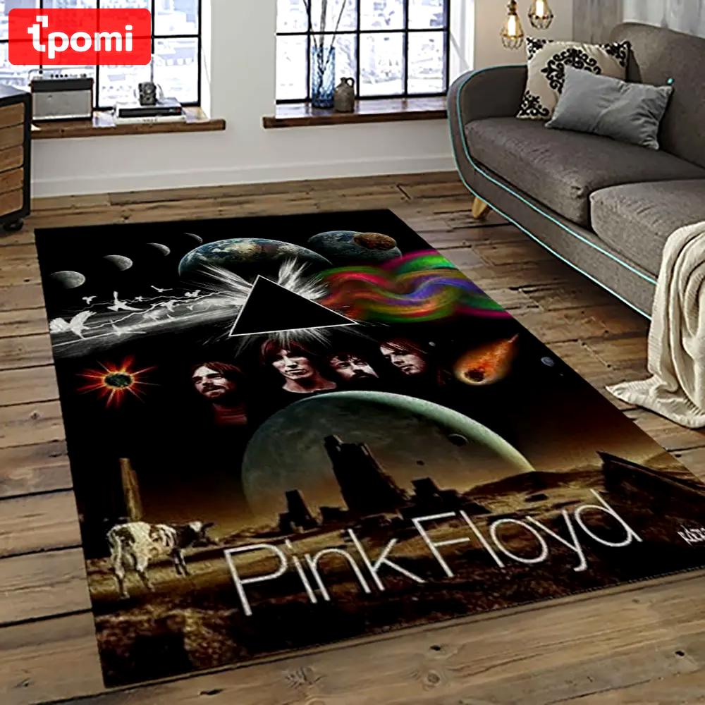 Band pink floyd music carpet rectangle area rug for living room bedroom decor pfo53 Rectangle Rug