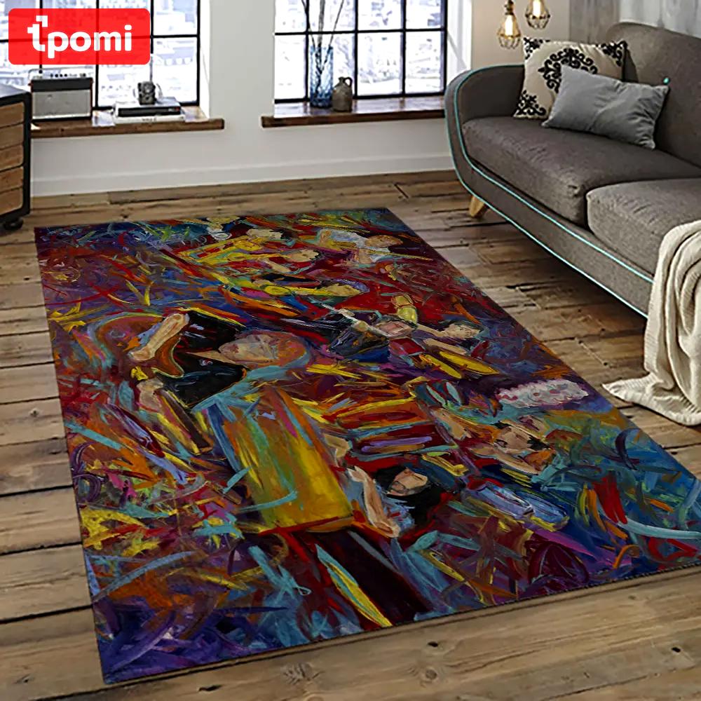 Band trey anastasio music concert music carpet rectangle area rug ta26 Rectangle Rug