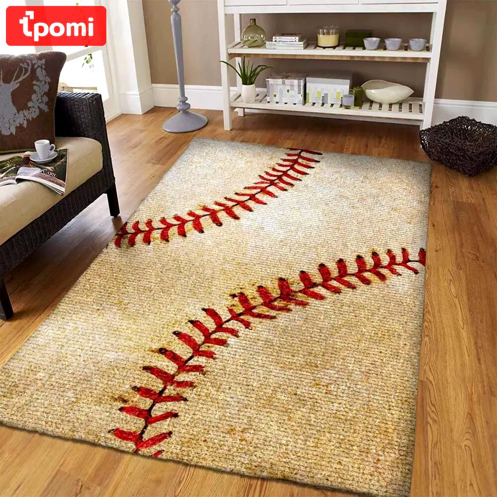 Baseball b210805 rug area rug living room carpet rug regtangle carpet floor decor home decor Rectangle Rug