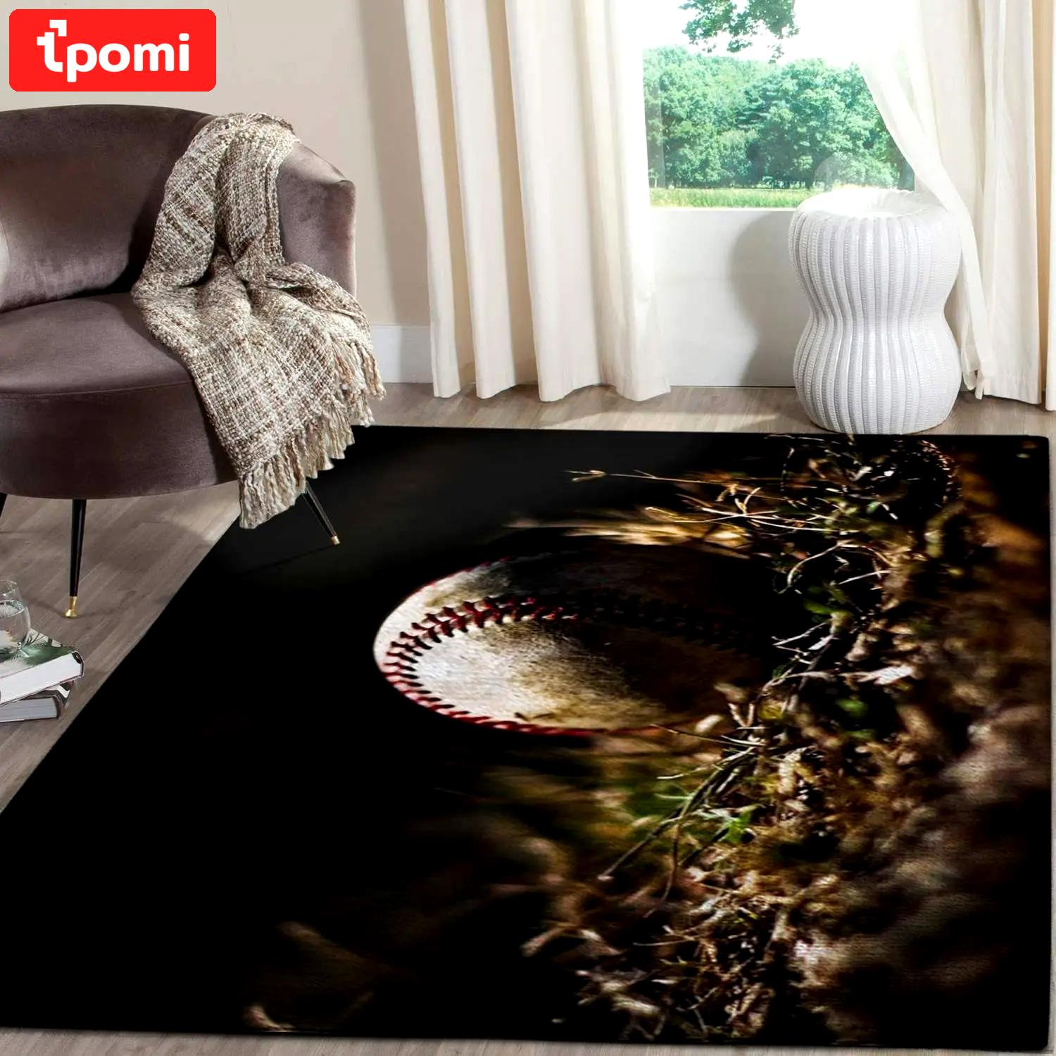 Baseball of legends area rugs living room carpet christmas gift rug regtangle carpet floor decor home decor v8342 Rectangle Rug