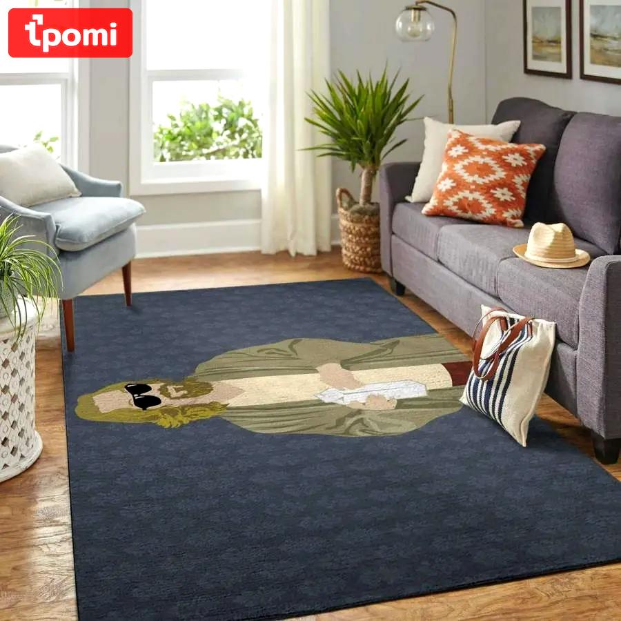 Big lebowski area rug living room rug home decor movie floor decor rcdd81f31289 Rectangle Rug
