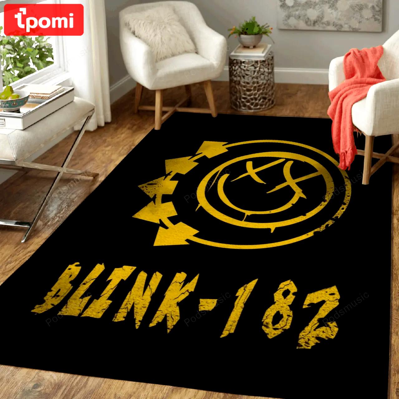 Blink 182 music artwork art for fans area rug living room carpet rug regtangle carpet floor decor home decor Rectangle Rug