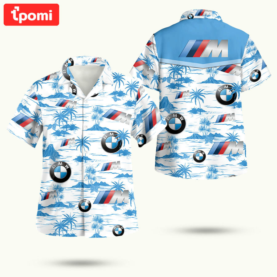 Bmw beach hawaiian shirt Hawaii Shirt Shorts & Flip Flops