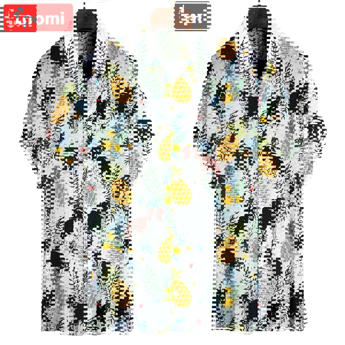 Border collie - hawaiian shirt for men and women Hawaii Shirt Shorts & Flip Flops