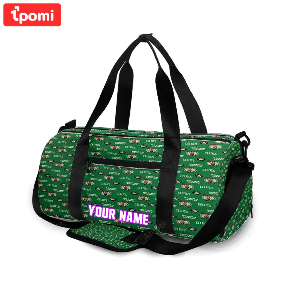Boston celtics 4 personalized name travel bag gym bag 2048 Travel Bag