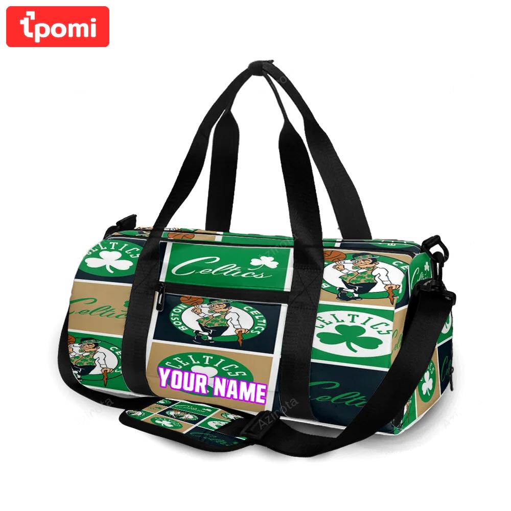 Boston celtics 7 personalized name travel bag gym bag 449 Travel Bag