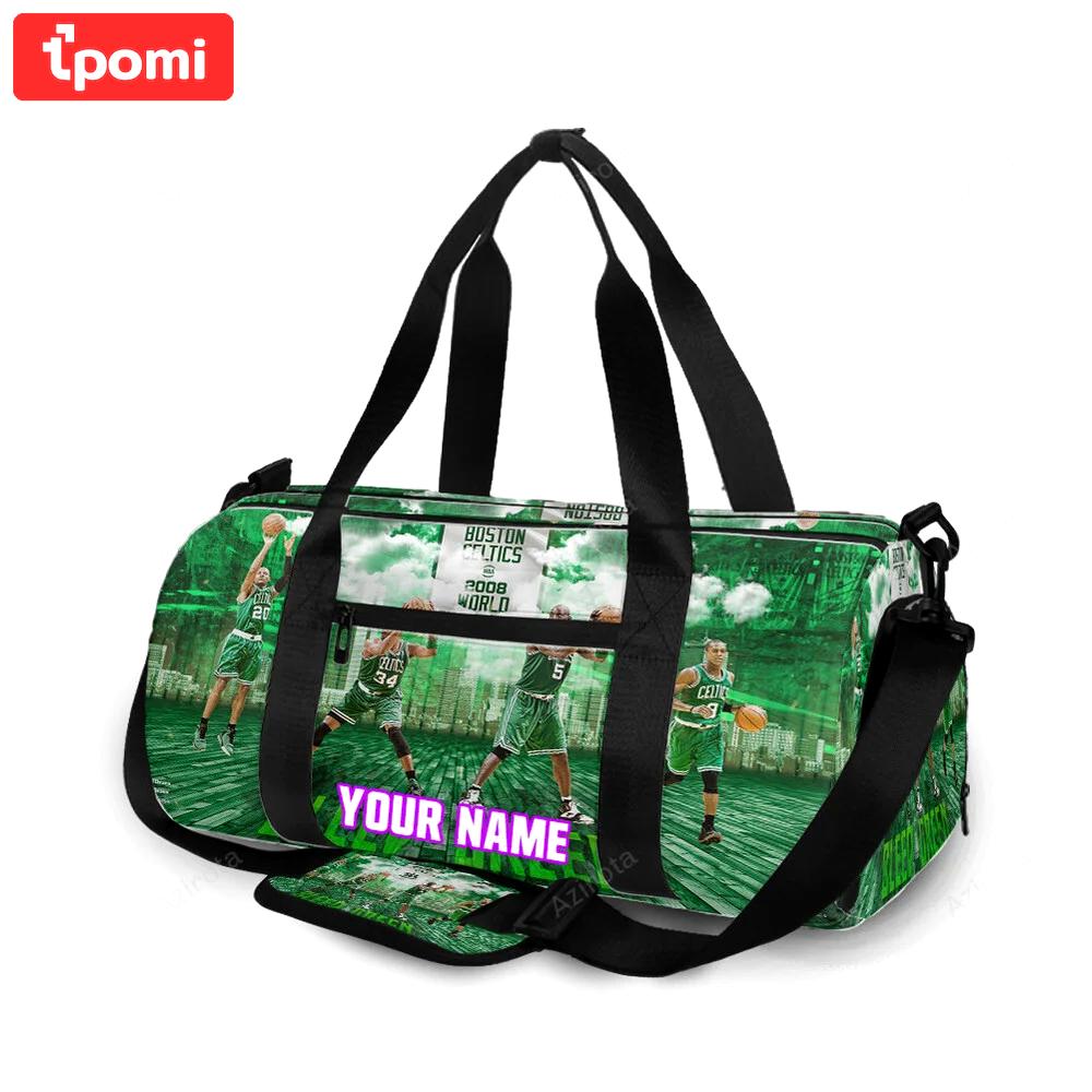 Boston celtics players bleep green personalized name travel bag gym bag 1663 Travel Bag