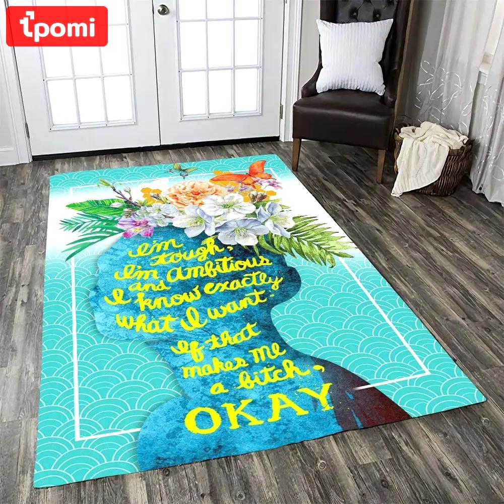 Brightburn one sheet rug bedroom rug living room area rug home decor Rectangle Rug