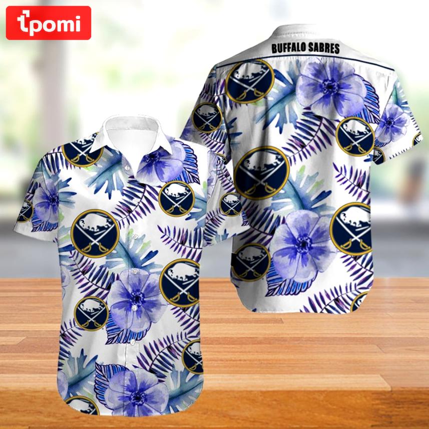 Buffalo sabres hawaiian shirt Hawaii Shirt Shorts & Flip Flops
