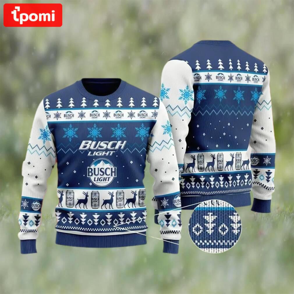 Busch light beer ugly christmas sweater, faux wool sweater, international beer day, gifts for beer lovers, best christmas gifts for 2022 ? prinvity Christmas Ugly Sweater