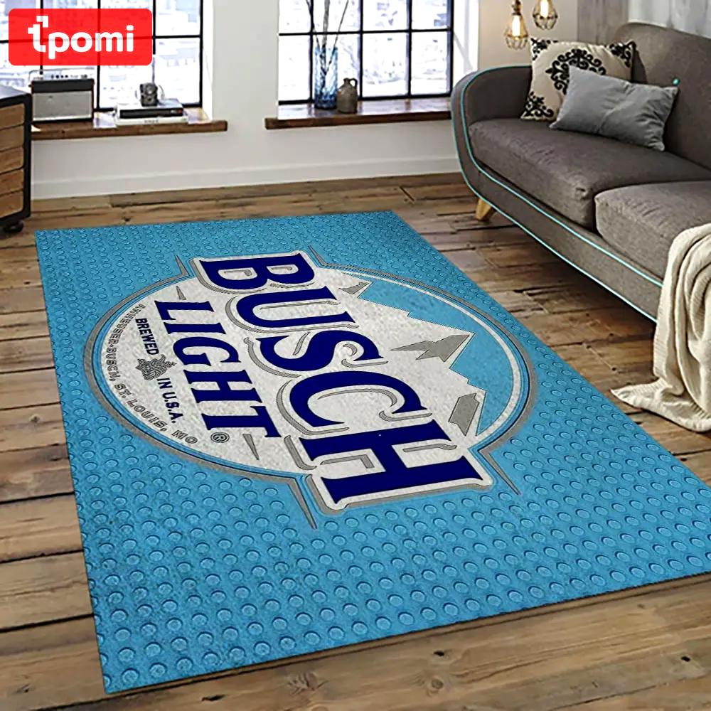 Busch light style living room retangle carpet area rug home decor room decor gift for friends bl5 Rectangle Rug