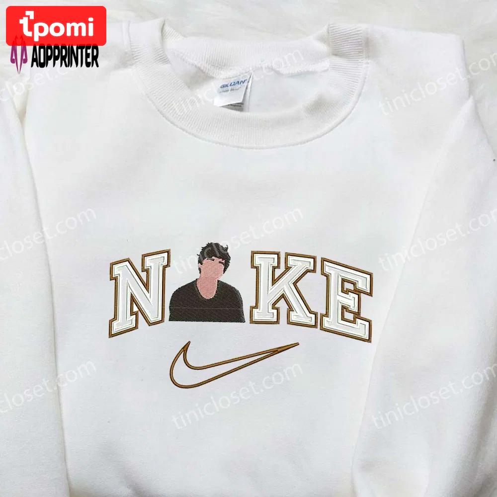 Calum hood x nike embroidered shirt – music inspired nike embroidered shirt Embroidered Shirt