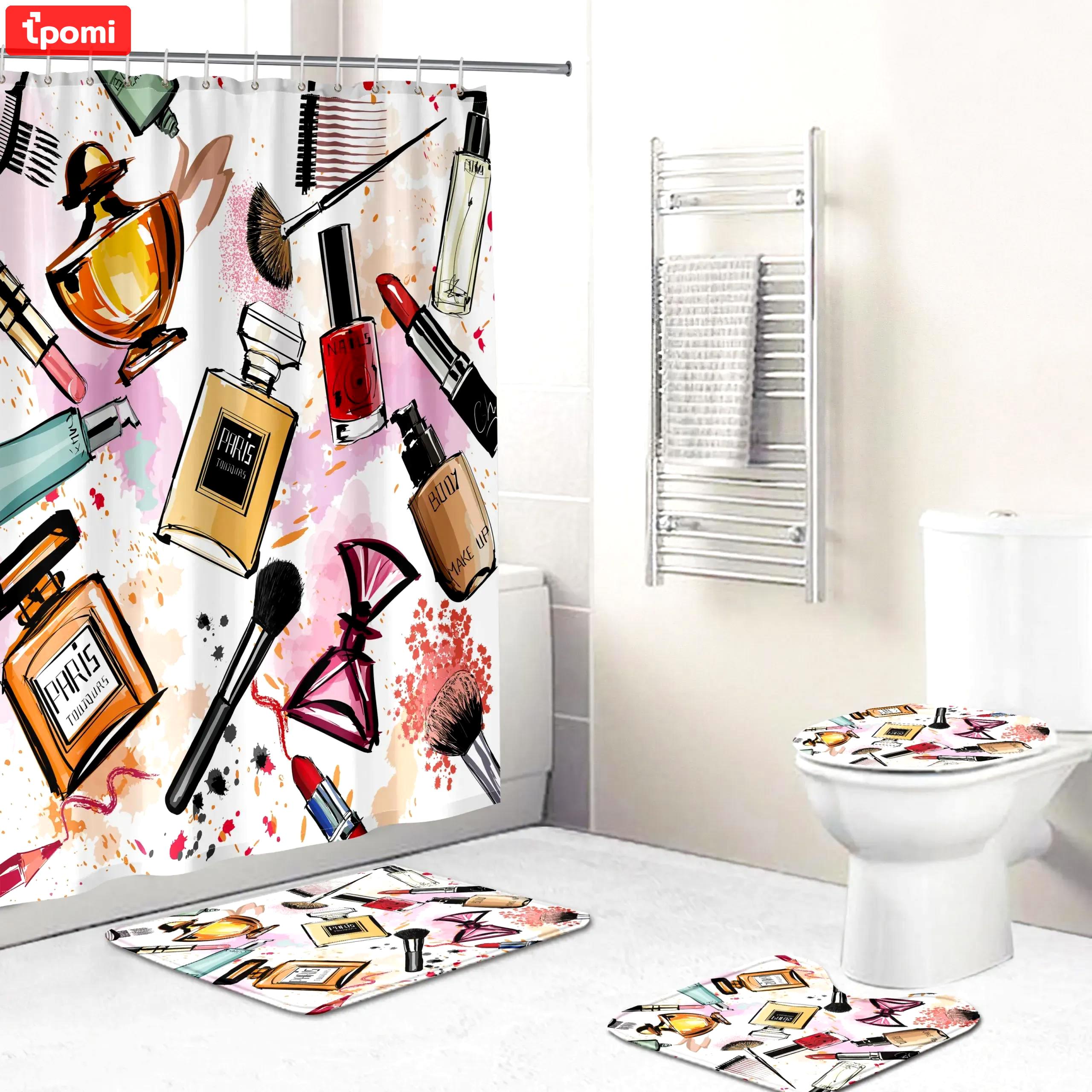 Chanel paris fashion logo limited luxury brand bathroom set home decor Bathroom Set