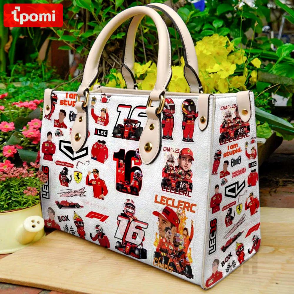 Charles leclerc leather handbag gift for women 331 Women Leather Hand Bag