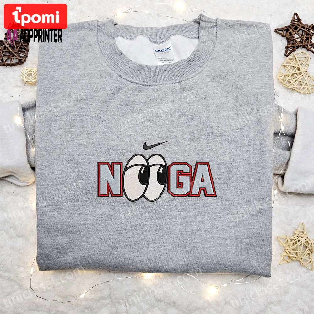 Chattanooga lookouts nooga x swoosh embroidered sweatshirt – mlb sport shirt best family gift Embroidered Shirt