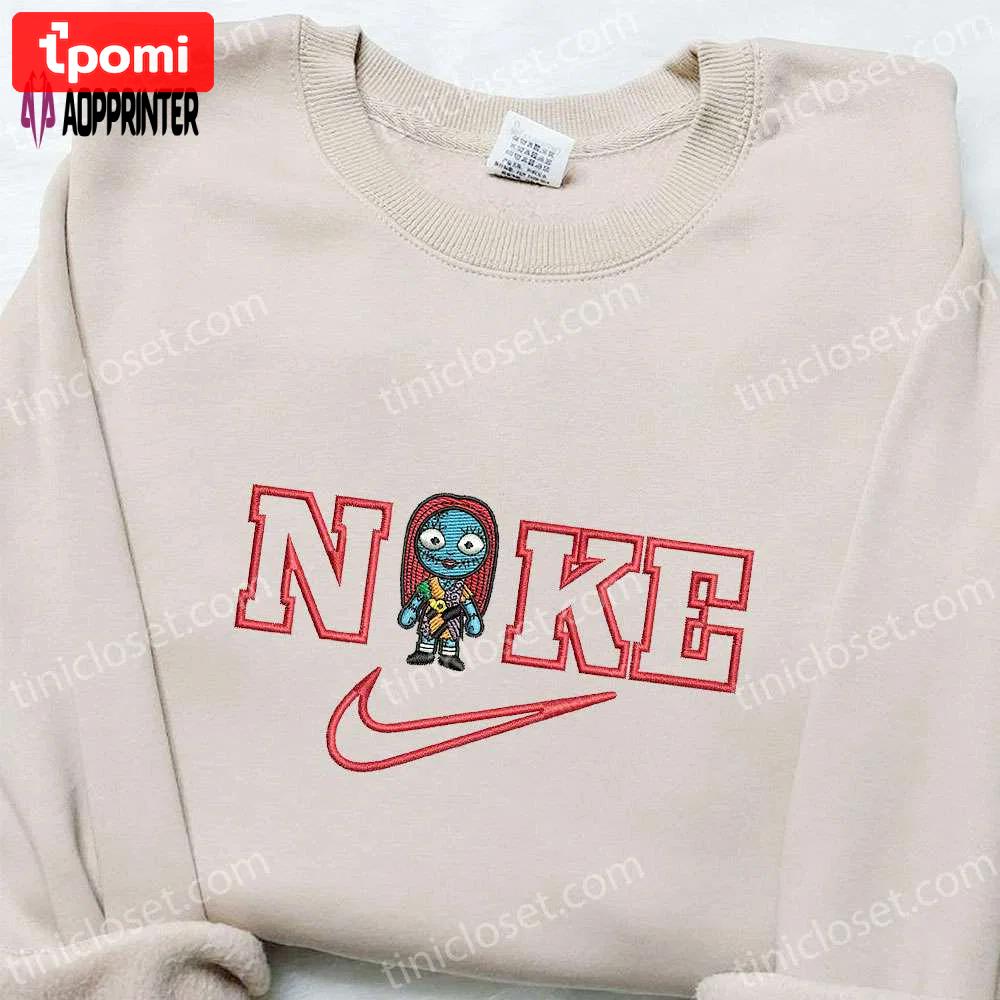 Chibi sally x nike movie embroidered sweatshirt horror & halloween hoodie Embroidered Shirt
