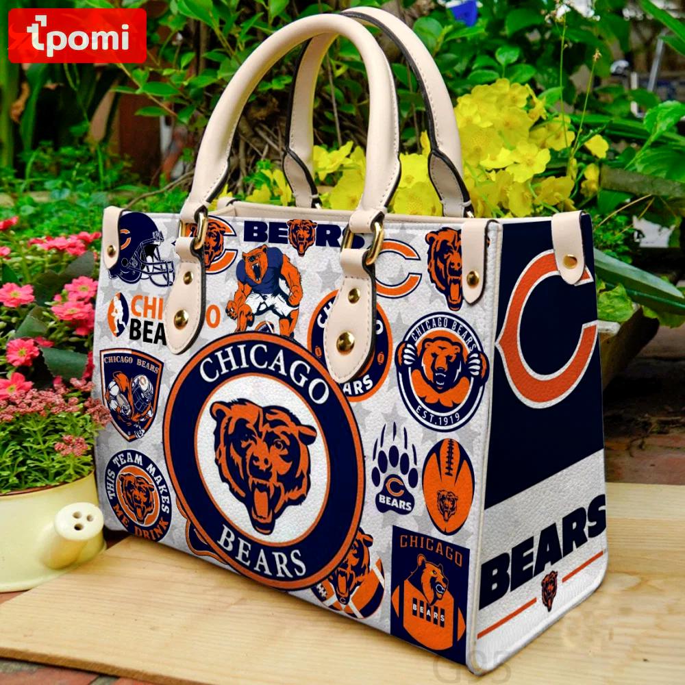 Chicago bears i0 leather bag g95 2096 Women Leather Hand Bag
