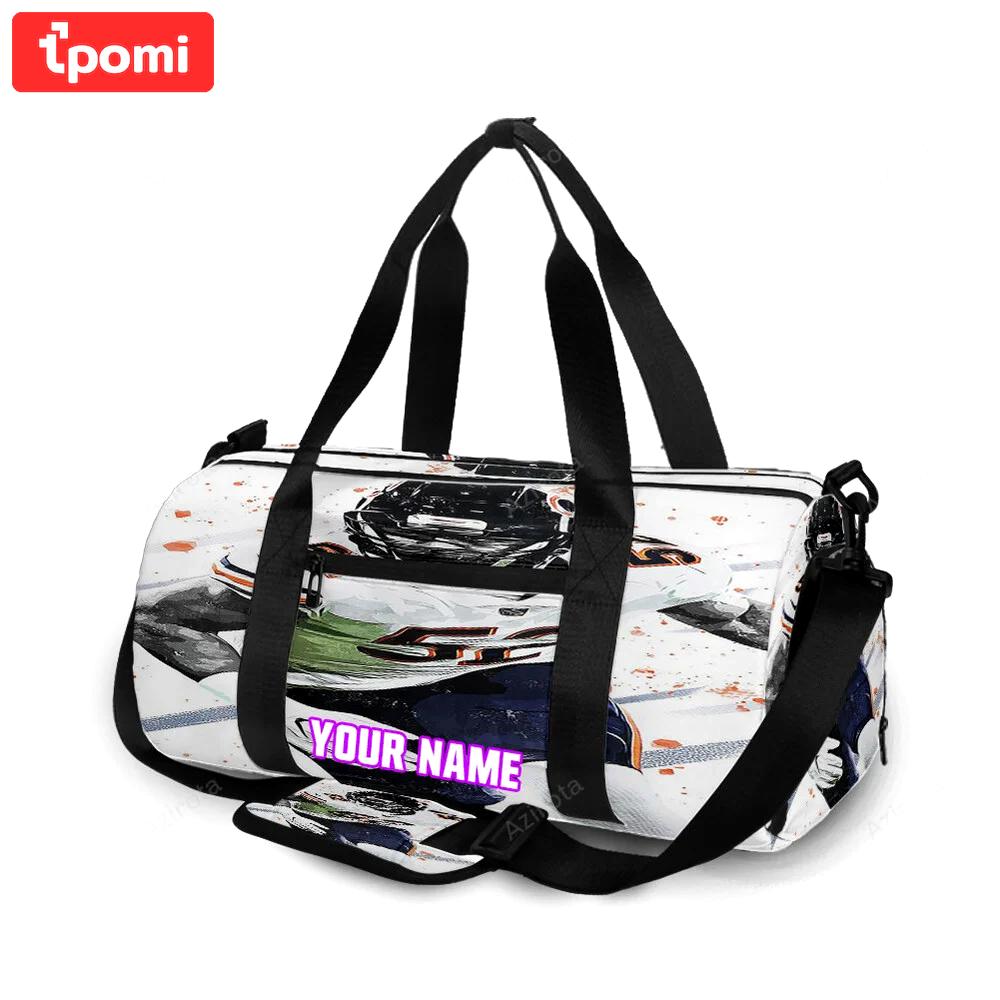 Chicago bears khalil mack8 personalized name travel bag gym bag 1048 Travel Bag