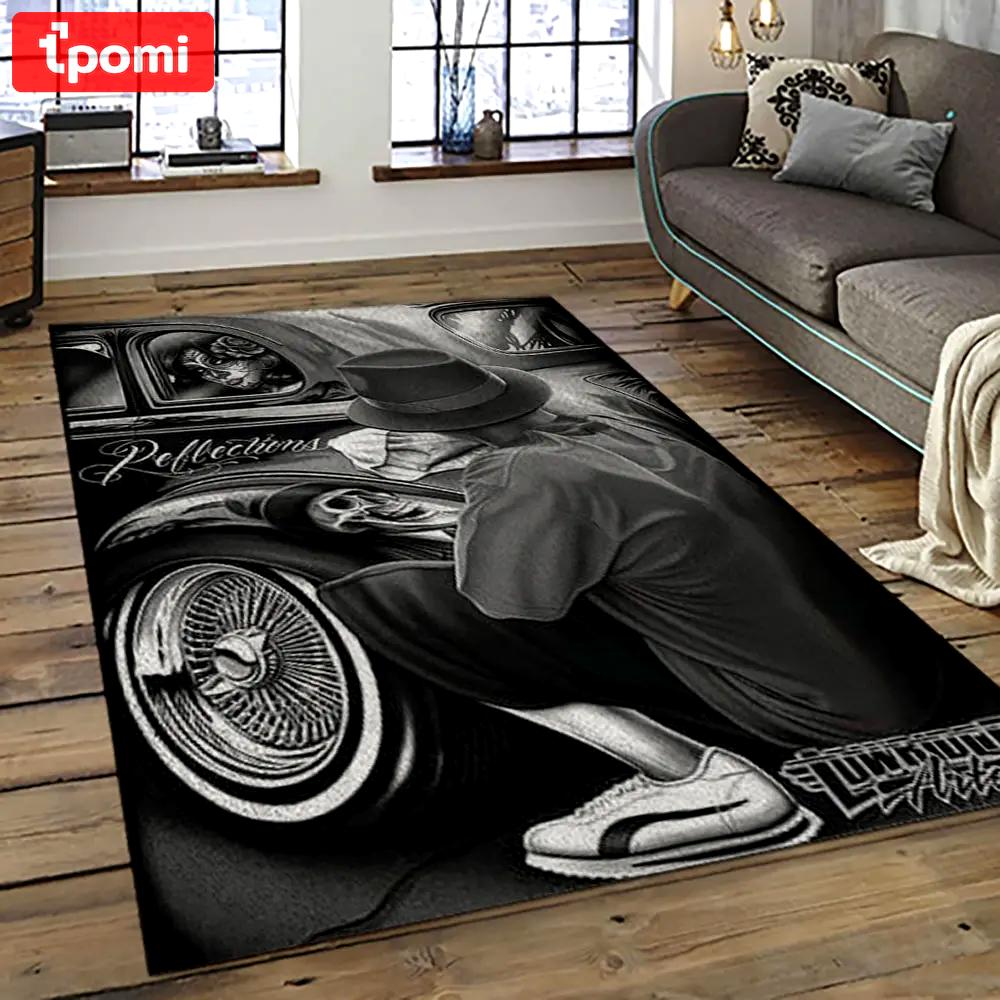 Chicano cholo style living room retangle carpet area rug home decor room decor gift for friends cc21 Rectangle Rug