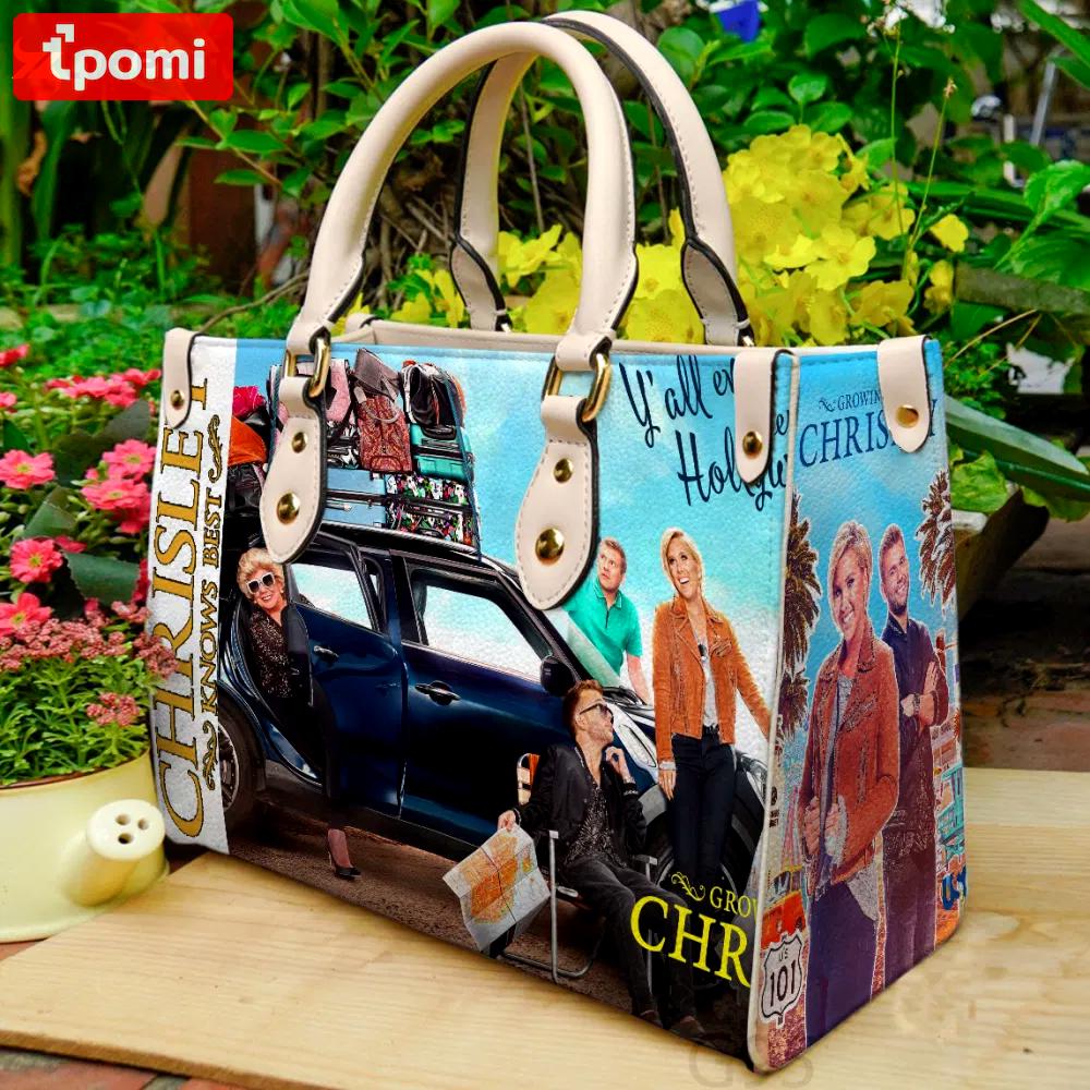 Chrisley knows best leather bag for women gift 1438 Women Leather Hand Bag