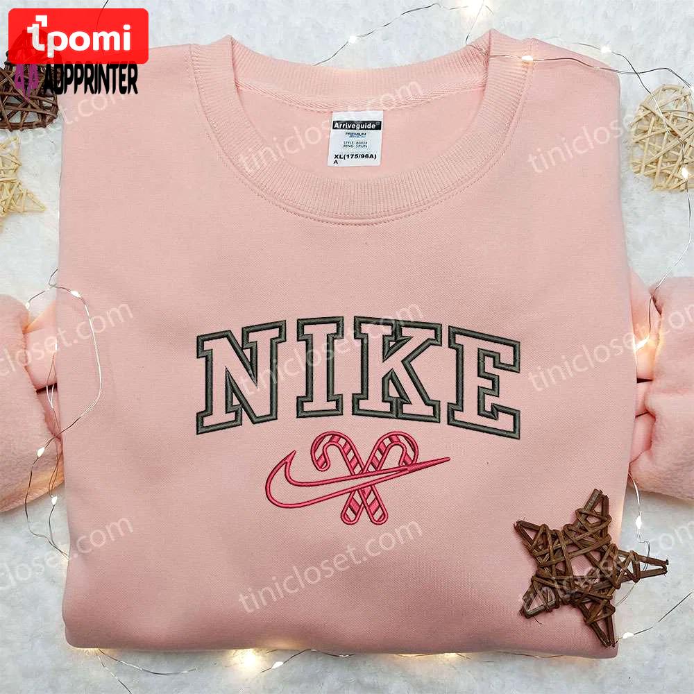 Christmas sticks x nike embroidered hoodie & shirt: best christmas gift ideas Embroidered Shirt