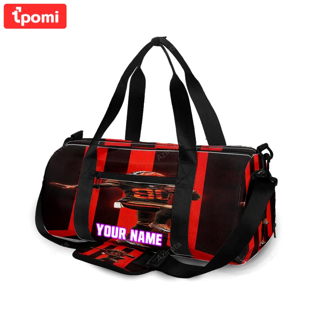 Cleveland browns jarvis landry 80 v1 personalized name travel bag gym bag 509 Travel Bag