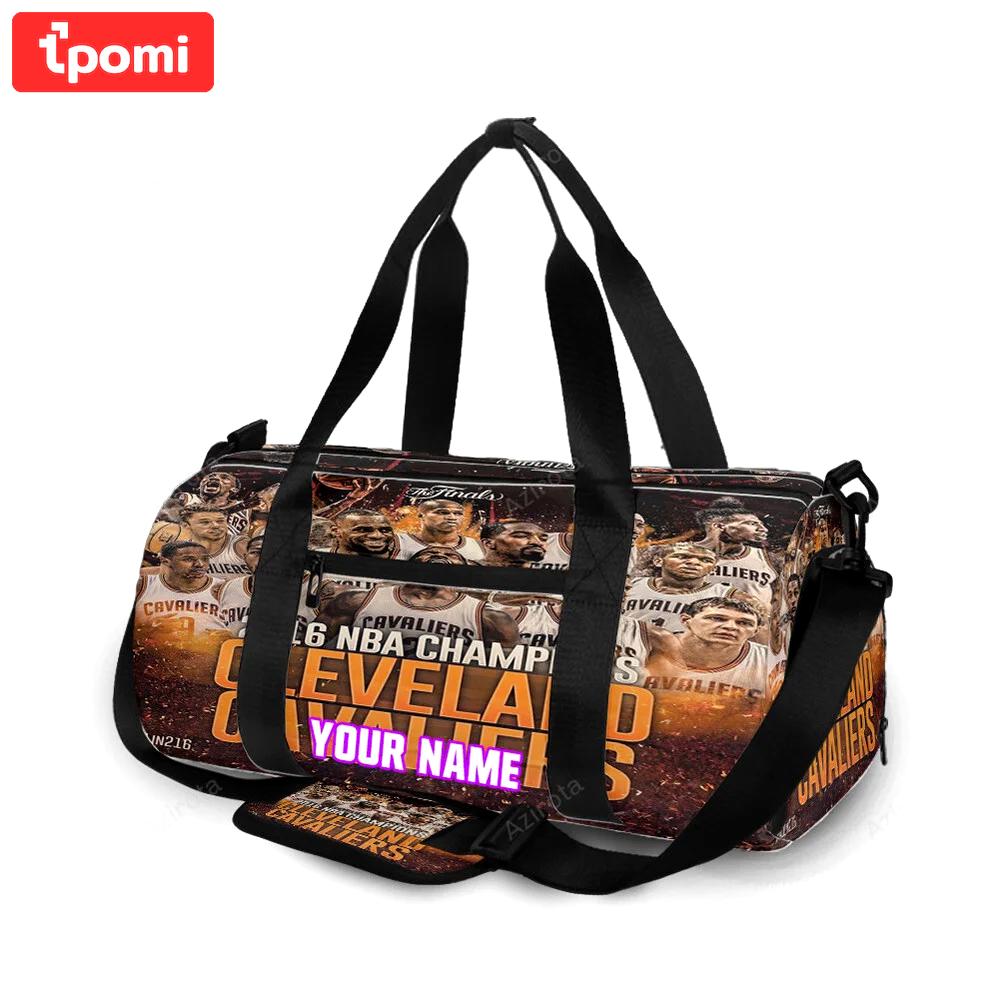 Cleveland cavaliers champions 2016 personalized name travel bag gym bag 1743 Travel Bag