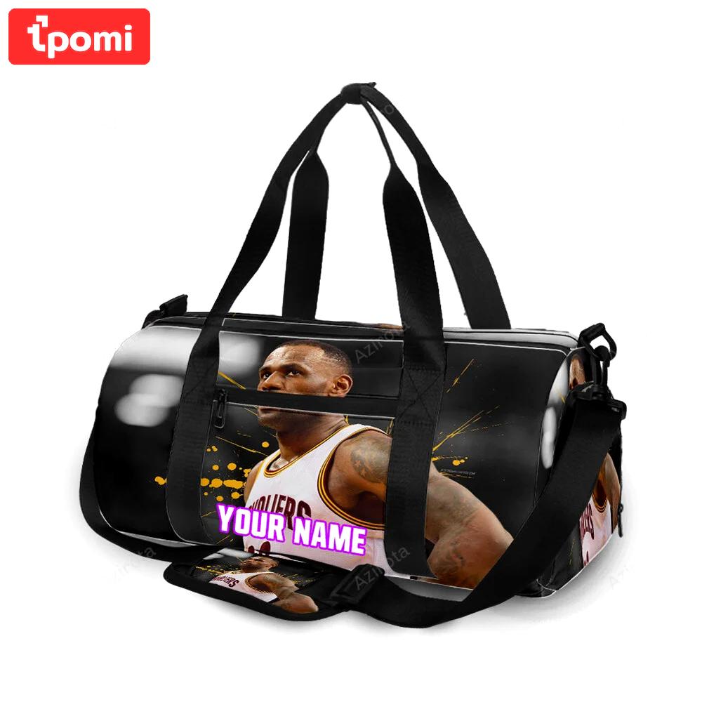 Cleveland cavaliers lebron james v5 23 personalized name travel bag gym bag 190 Travel Bag