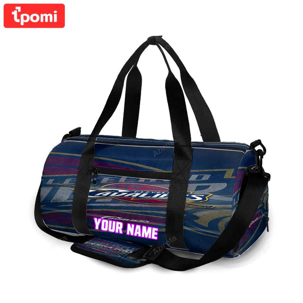 Cleveland cavaliers logo6 personalized name travel bag gym bag 248 Travel Bag