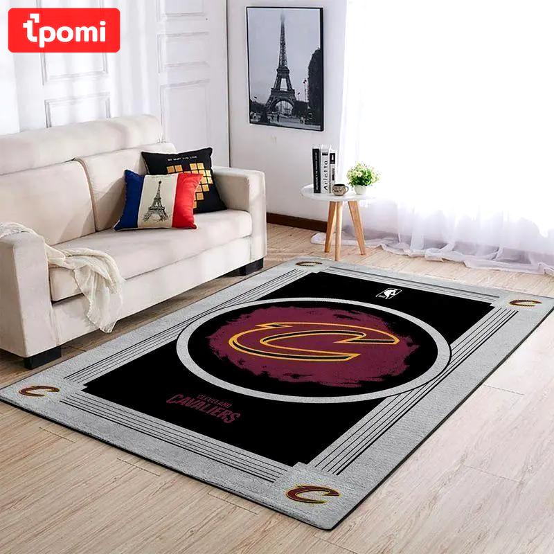 Cleveland cavaliers nba carpet living room rugs rug regtangle carpet v6619 Rectangle Rug
