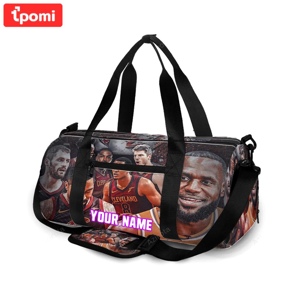 Cleveland cavaliers team2 personalized name travel bag gym bag 211 Travel Bag